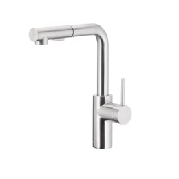 KFA ARMATURA Duero Basic álló mosogató csaptelep, kihúzható fejjel, inox