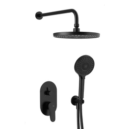 KFA ARMATURA Otava süllyesztett zuhanyrendszer szett, fekete KFA ARMATURA Otava süllyesztett zuhanyrendszer szett, fekete