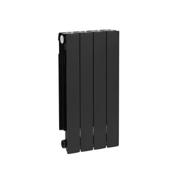 KFA ARMATURA ADR 600 alumínium radiátor - fekete - 4 tagos