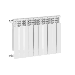 KFA ARMATURA G500F alumínium radiátor - fehér - 10 tagos