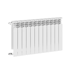 KFA ARMATURA G600F alumínium radiátor - fehér - 12 tagos