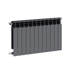 KFA ARMATURA G600F alumínium radiátor - grafit - 12 tagos