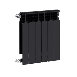 KFA ARMATURA G600F alumínium radiátor - fekete - 6 tagos