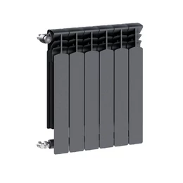 KFA ARMATURA G600F alumínium radiátor - grafit - 6 tagos