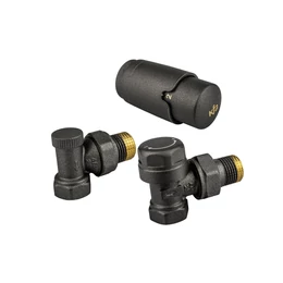 KFA ARMATURA Komfort Pro sarok termosztát szett, grafit KFA ARMATURA Komfort Pro sarok termosztát szett, grafit