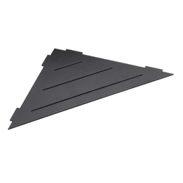 BEMETA Cytro fugába építhető polc, 297×2×210 mm, matt fekete