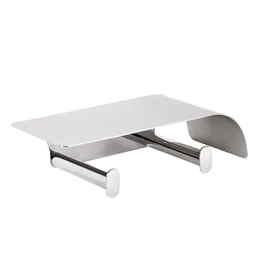 BEMETA Organic fali dupla WC-papírtartó polccal, 280×75×115 mm, króm BEMETA Organic fali dupla WC-papírtartó polccal, 280×75×115 mm, króm