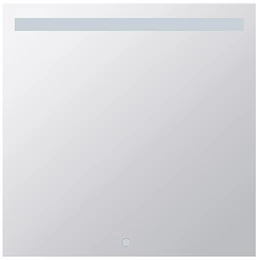 BEMETA tükör LED világítással, 800×800 mm, érintésérzékelővel