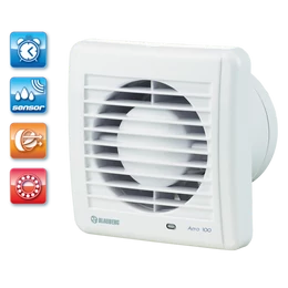 BLAUBERG Aero 100 H ventilátor, időzítős, páraérzékelős BLAUBERG Aero 100 H ventilátor, időzítős, páraérzékelős