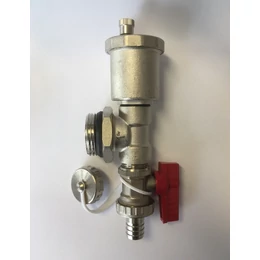 BRH osztóvég 1" KM töltő-ürítőcsappal, légtelenítővel BRH osztóvég 1" KM töltő-ürítőcsappal, légtelenítővel