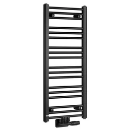 BRUCKNER Albrecht radiátor, középső bekötéssel, 400×930 mm, matt fekete