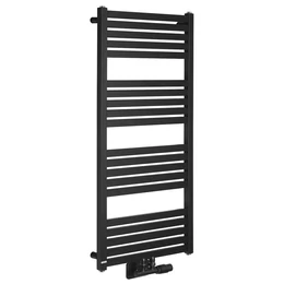 BRUCKNER Grunt fürdőszobai radiátor, középső bekötés, 500×1050 mm, matt fekete