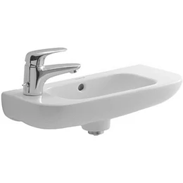 DURAVIT D-Code kézmosó, 50×22 cm, csaplyuk bal oldalon DURAVIT D-Code kézmosó, 50×22 cm, csaplyuk bal oldalon