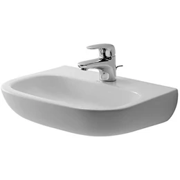 DURAVIT D-Code kézmosó, 45×34 cm, túlfolyó nélkül DURAVIT D-Code kézmosó, 45×34 cm, túlfolyó nélkül