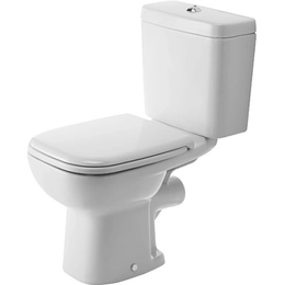 DURAVIT D-Code álló WC kombináció, mélyöblítésű, hátsó kifolyású
