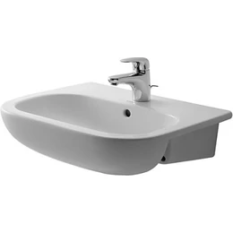 DURAVIT D-Code félig bepíthető mosdó, 55×44 cm