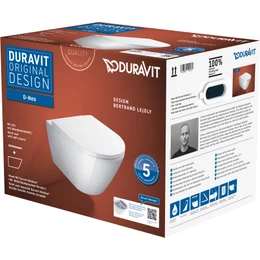 DURAVIT D-Neo öblítőperem nélküli Duravit Rimless fali WC-szett