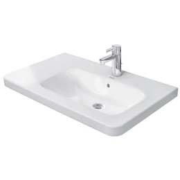 DURAVIT DuraStyle bútorral aláépíthető mosdó, aszimmetrikus, 80×48 cm