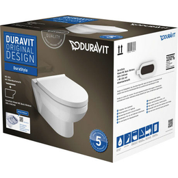 DURAVIT DuraStyle Basic öblítőperem nélküli Rimless fali WC-szett