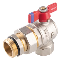 FERRO F-Power sarok golyóscsap pillangókarral 1" KB hollander PN30 FERRO F-Power sarok golyóscsap pillangókarral 1" KB hollander PN30