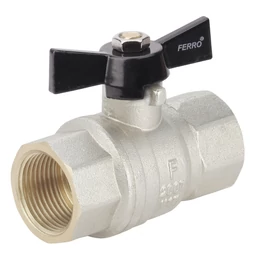 FERRO Herkules V17 típusú gömbcsap acél pillangókarral 1/2" BB PN40 FERRO Herkules V17 típusú gömbcsap acél pillangókarral 1/2" BB PN40