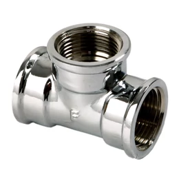 Réz T-idom 1/2" BB krómozott Réz T-idom 1/2" BB krómozott