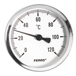 Hátsó csatlakozású hőmérő, 63 mm Hátsó csatlakozású hőmérő, 63 mm
