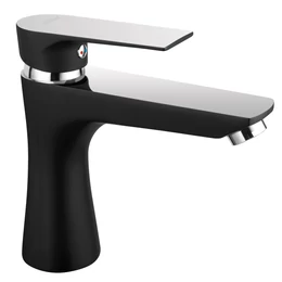 FERRO Algeo Square Black/Chrome mosdócsaptelep FERRO Algeo Square Black/Chrome mosdócsaptelep