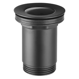 FERRO G5/4 lefolyószelep Click-Clack túlfolyós mosdóhoz, fekete FERRO G5/4 lefolyószelep Click-Clack túlfolyós mosdóhoz, fekete
