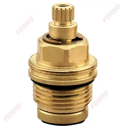 FERRO szelepbetét kétkaros csaptelepekhez, csavarhoz, 15-ös menettel FERRO szelepbetét kétkaros csaptelepekhez, csavarhoz, 15-ös menettel