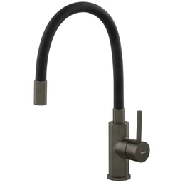 FERRO Zumba álló mosogató csaptelep flexibilis kifolyócsővel, gun metal FERRO Zumba álló mosogató csaptelep flexibilis kifolyócsővel, gun metal