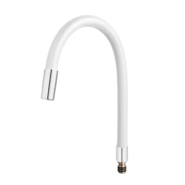 FERRO Elastico - rugalmas kifolyócső konyhai csaptelephez, fehér FERRO Elastico - rugalmas kifolyócső konyhai csaptelephez, fehér