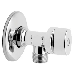 FERRO sarokcsap takarórozettával és fém kezelőkarral 1/2"×3/8" FERRO sarokcsap takarórozettával és fém kezelőkarral 1/2"×3/8"