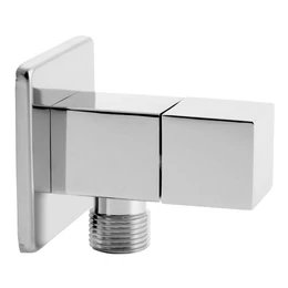 FERRO Quadro kerámiabetétes szelep takarórozettával és fém kezelőkarral 1/2"×3/8" FERRO Quadro kerámiabetétes szelep takarórozettával és fém kezelőkarral 1/2"×3/8"