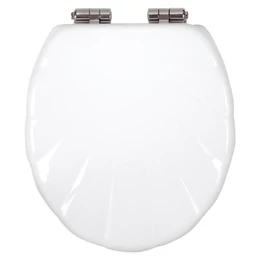 FERRO MDF WC ülőke, fehér, kagyló mintás, soft close FERRO MDF WC ülőke, fehér, kagyló mintás, soft close