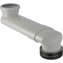 GEBERIT S-csatlakozóidom WC-khez, PVC-ből, 14,5-34,5 cm
