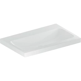 GEBERIT iCon Light mosdó, 75×48 cm, csapfurat és túlfolyó nélkül, fehér GEBERIT iCon Light mosdó, 75×48 cm, csapfurat és túlfolyó nélkül, fehér