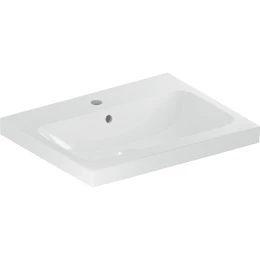 GEBERIT iCon Light mosdó, 60×48 cm, csapfurattal és túlfolyóval, fehér GEBERIT iCon Light mosdó, 60×48 cm, csapfurattal és túlfolyóval, fehér