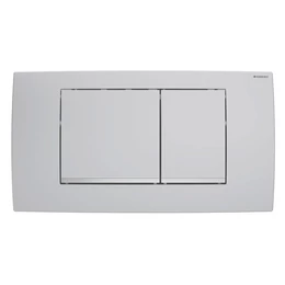 GEBERIT Twinline30 működtetőlap, 2 mennyiséges öblítéshez, matt króm/easy-to-clean bevonattal