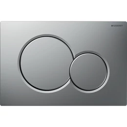 GEBERIT Sigma01 működtetőlap, 2 mennyiséges öblítéshez, matt króm GEBERIT Sigma01 működtetőlap, 2 mennyiséges öblítéshez, matt króm