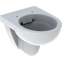 GEBERIT Selnova Compact fali WC, mélyöblítésű, rövidített kivitel, Rimfree