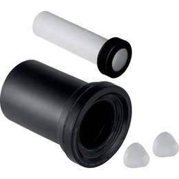 GEBERIT csatlakozókészlet fali WC-hez, 18,5 cm-es hossz, matt króm GEBERIT csatlakozókészlet fali WC-hez, 18,5 cm-es hossz, matt króm