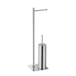 GEDY Flori álló WC papír és kefe tartó, 670 mm, króm GEDY Flori álló WC papír és kefe tartó, 670 mm, króm