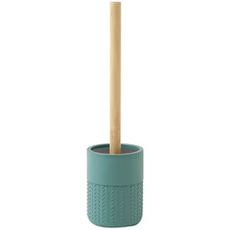 GEDY Thea WC kefetartó, bambus/polyresin, zöld GEDY Thea WC kefetartó, bambus/polyresin, zöld