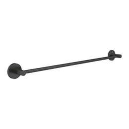 GROHE Essentials fali fürdőlepedő tartó, matt fekete GROHE Essentials fali fürdőlepedő tartó, matt fekete