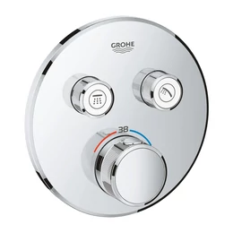 GROHE Grohtherm SmartControl termosztát falsík mögötti telepítéshez, 2 fogyasztóra
