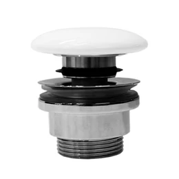 GSI klik-klak lefolyó, kerámia fedéllel, 5/4", fehér GSI klik-klak lefolyó, kerámia fedéllel, 5/4", fehér