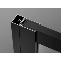 H2O U toldóprofil Comfort +20 mm, fekete H2O U toldóprofil Comfort +20 mm, fekete