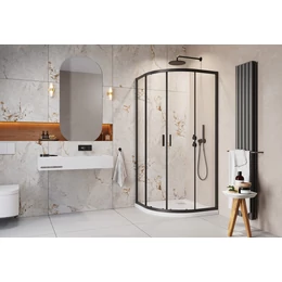 H2O Comfort Black A íves zuhanykabin