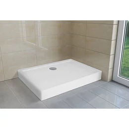 H2O Nero D standard szögletes aszimmetrikus zuhanytálca, szifonnal H2O Nero D standard szögletes aszimmetrikus zuhanytálca, szifonnal